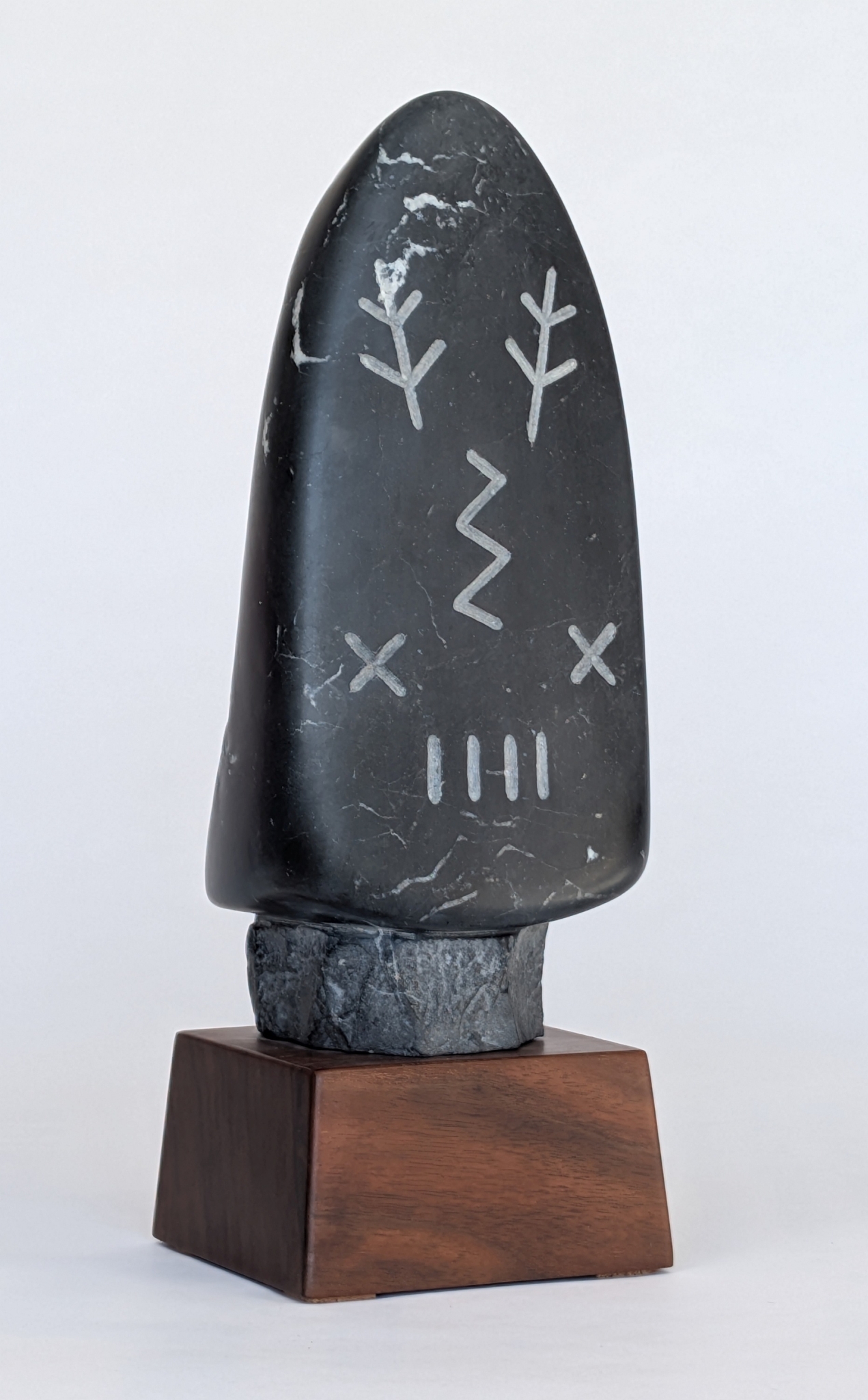 Shaman with entoptic phenomena by Len Zeoli